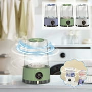 Mini Portable Washing Machine,Underwear Sock Sanitizer,500w Power,Wireless Rechargeable,Compact Design for Travel/office,Automatic Cleaning Cycle,Stainless Steel Cup,Quick Laundry Solution,NCHKUN